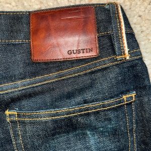 Gustin #75 Straight Raw Selvedge Denim Okayama Standard Jeans Size 31